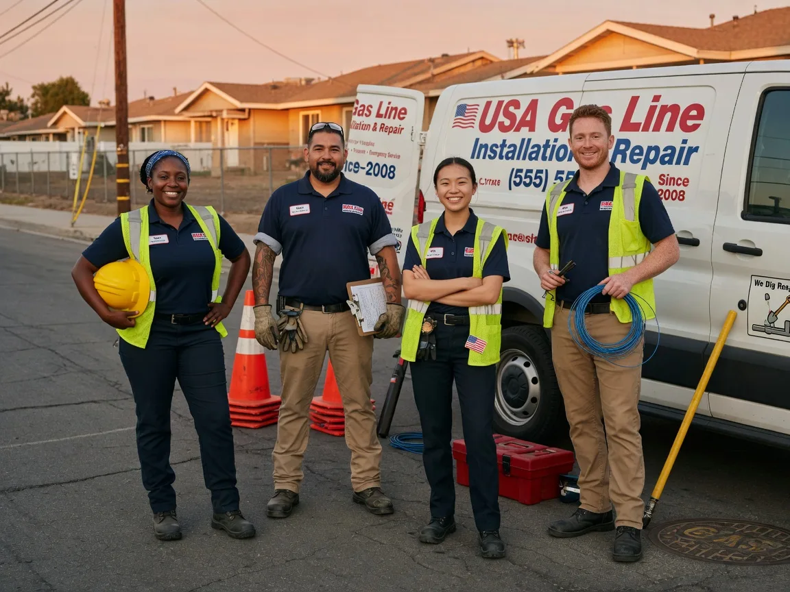 Gas Line Installation company in Channing, MI